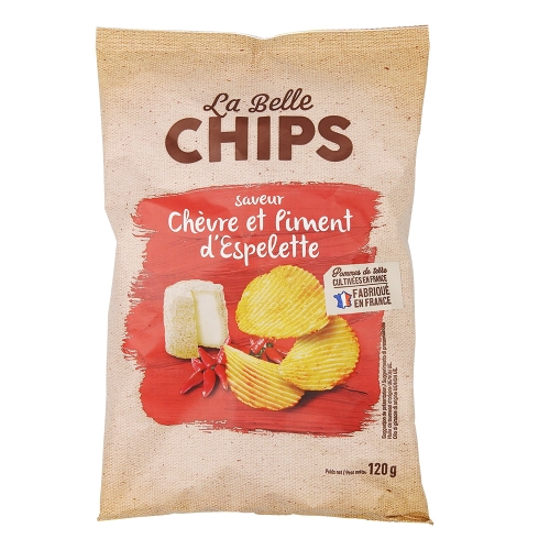 Chipsy La Belle kozi ser i papryka Espelette