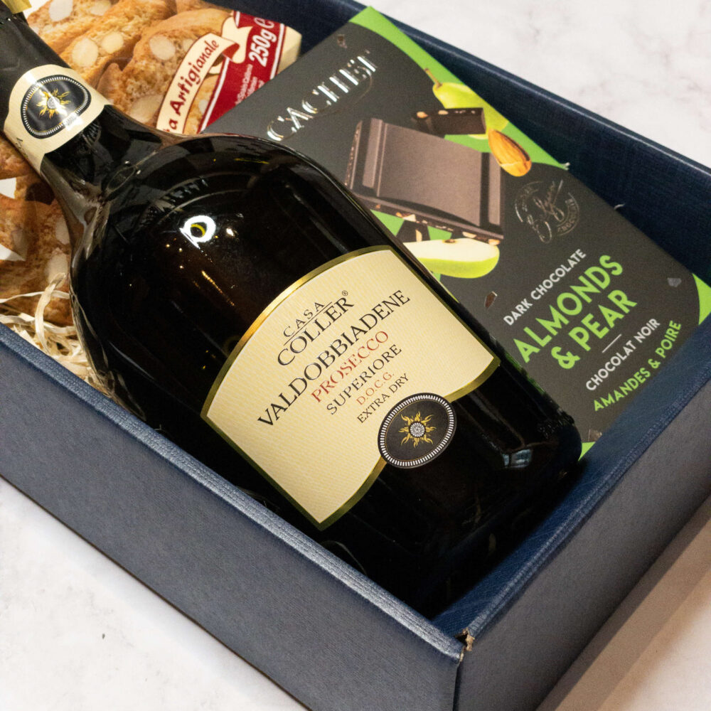 Słodki zestaw prezentowy z Prosecco