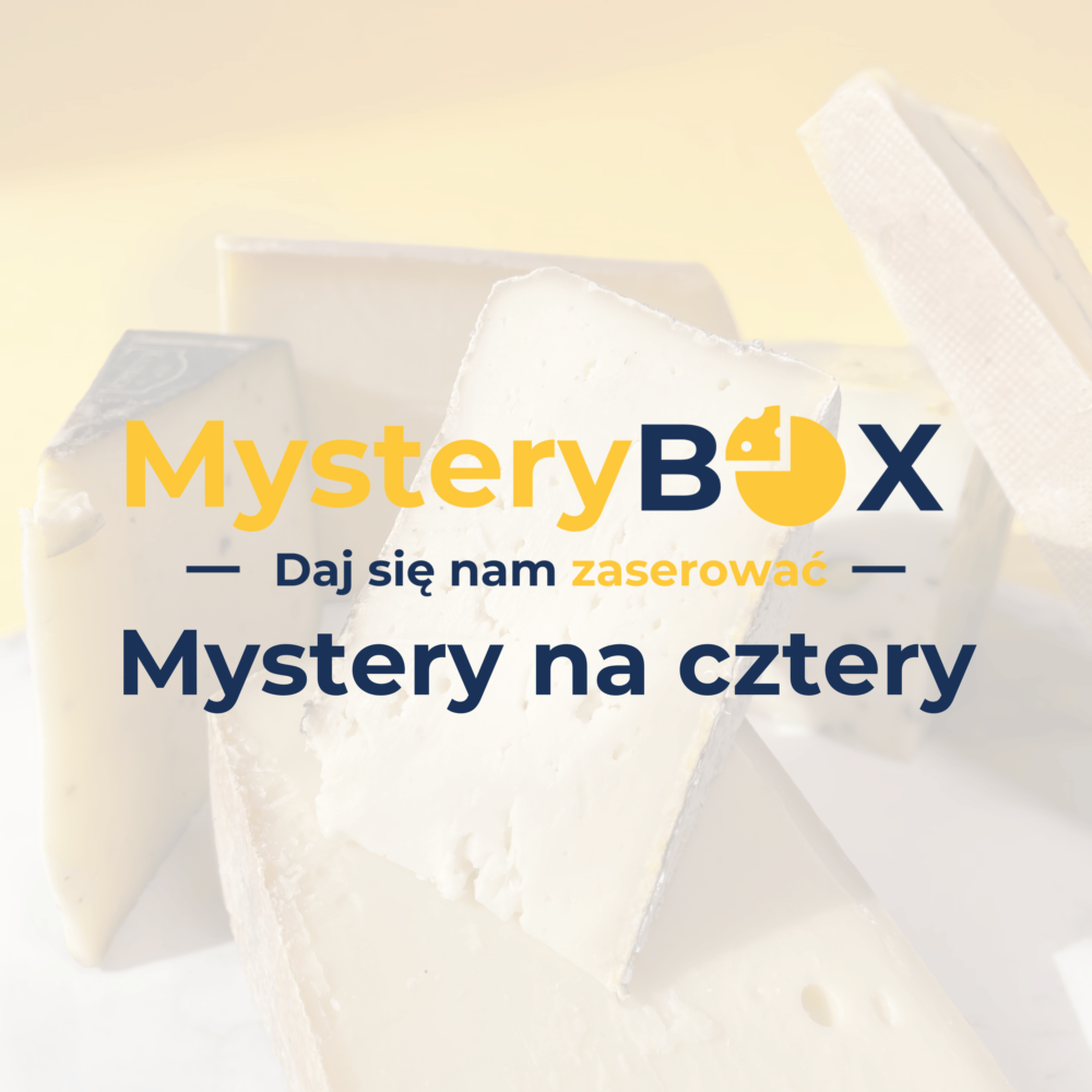Mystery cheese | zestaw 4 serów