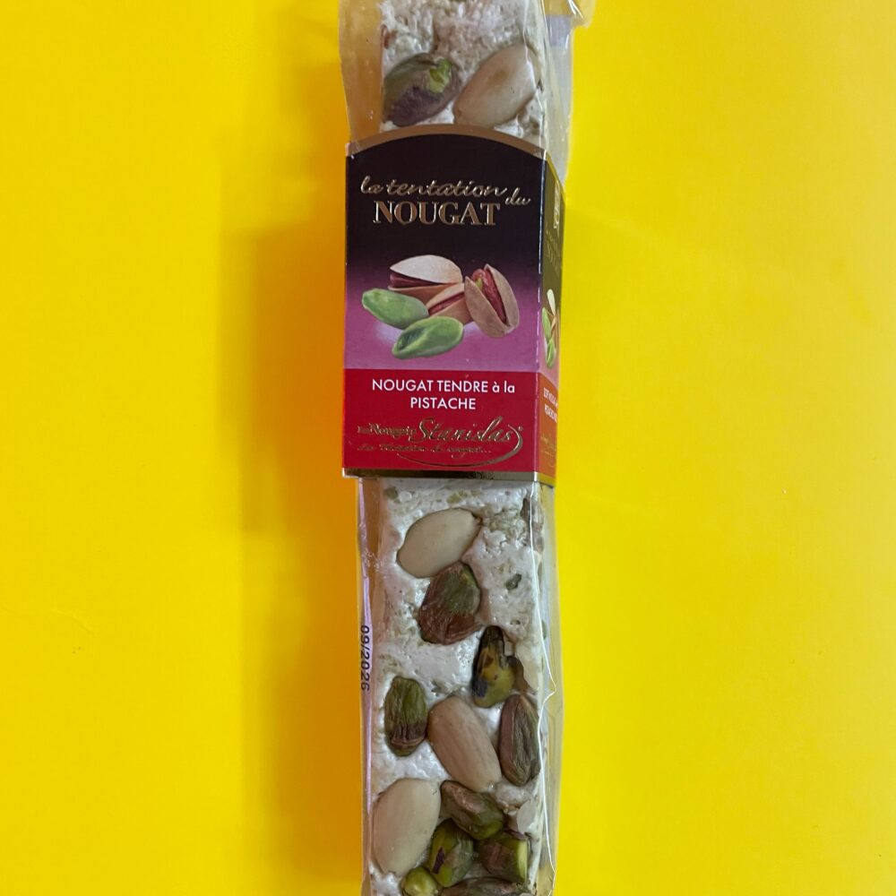 Francuski nugat z pistacjami